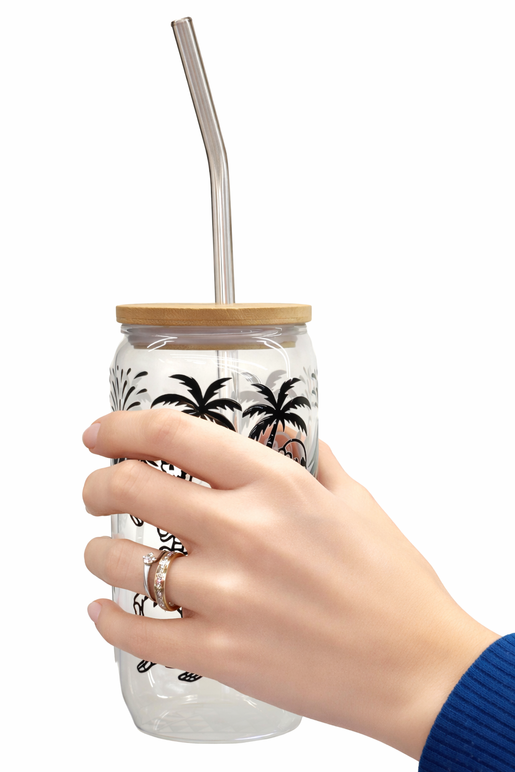 Bicchiere Vetro “shake your bones” – 450 ml