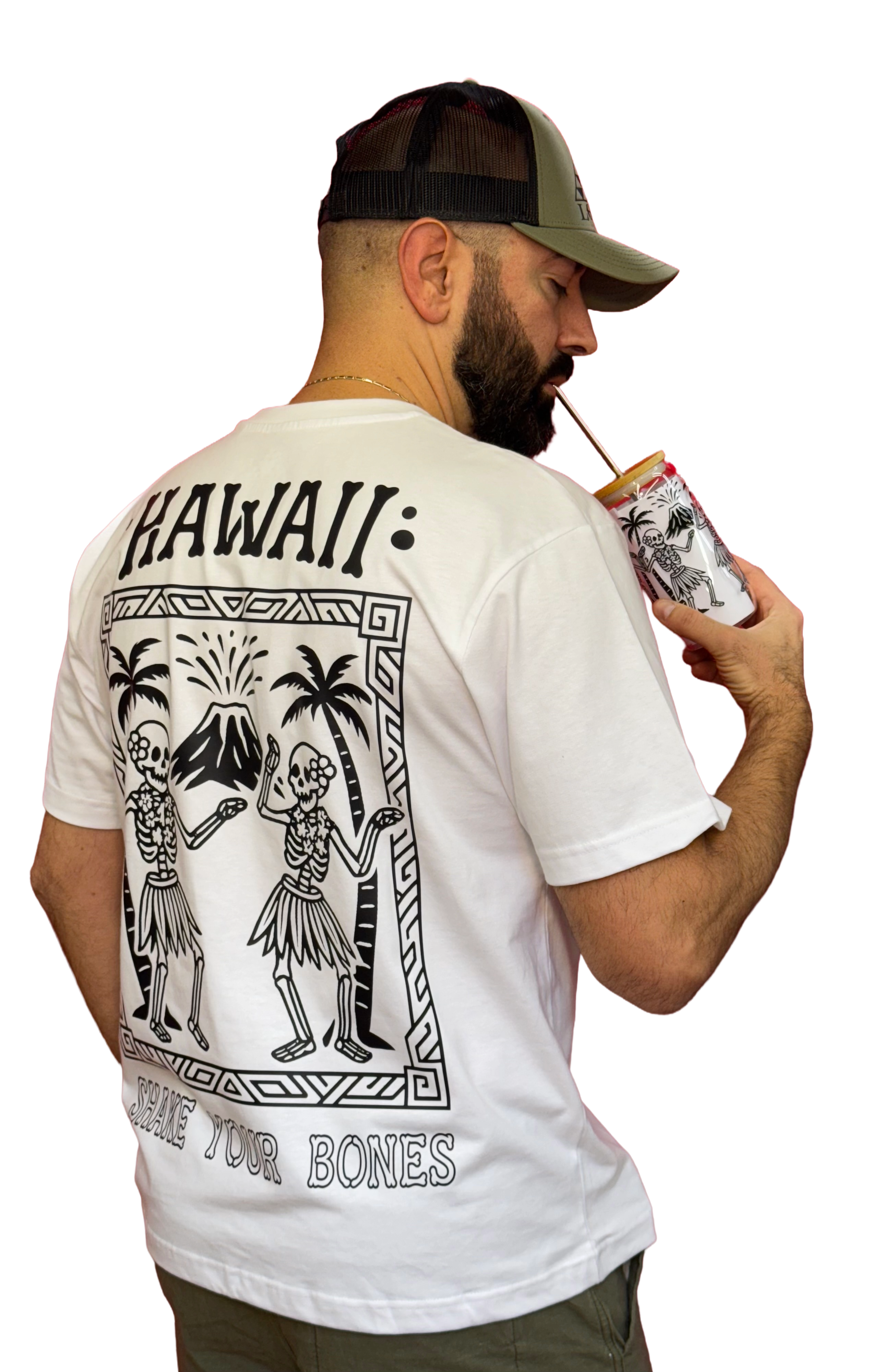 T-shirt Lokahi, Oversize, shake your bones
