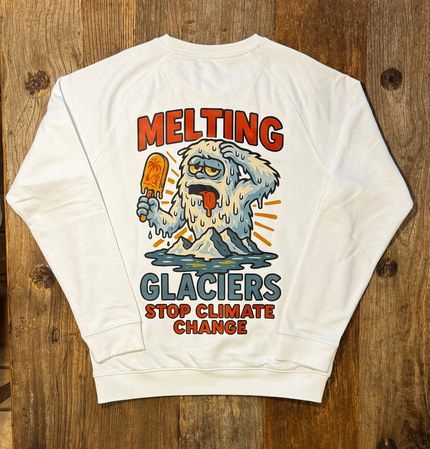 Felpa Lokahi, Melting glaciers